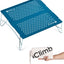 Mesa plegable ultraligera para mochileros camping playa azul