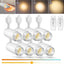 Cabezales LED pista con zoom 12W 2700K-6500K control remoto