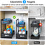 Organiz. cocina baño 2 niveles cajones deslizantes