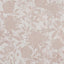 Papel tapiz floral rosa despegar y pegar 20.5x16.5"