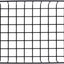 Cesta alambre almacenamiento gris 9x6x2"