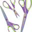 Set 3 tijeras revestimiento titanio color morado