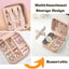 Estuche joyas viaje caja regalo 6 cajas mini cuero PU aretes