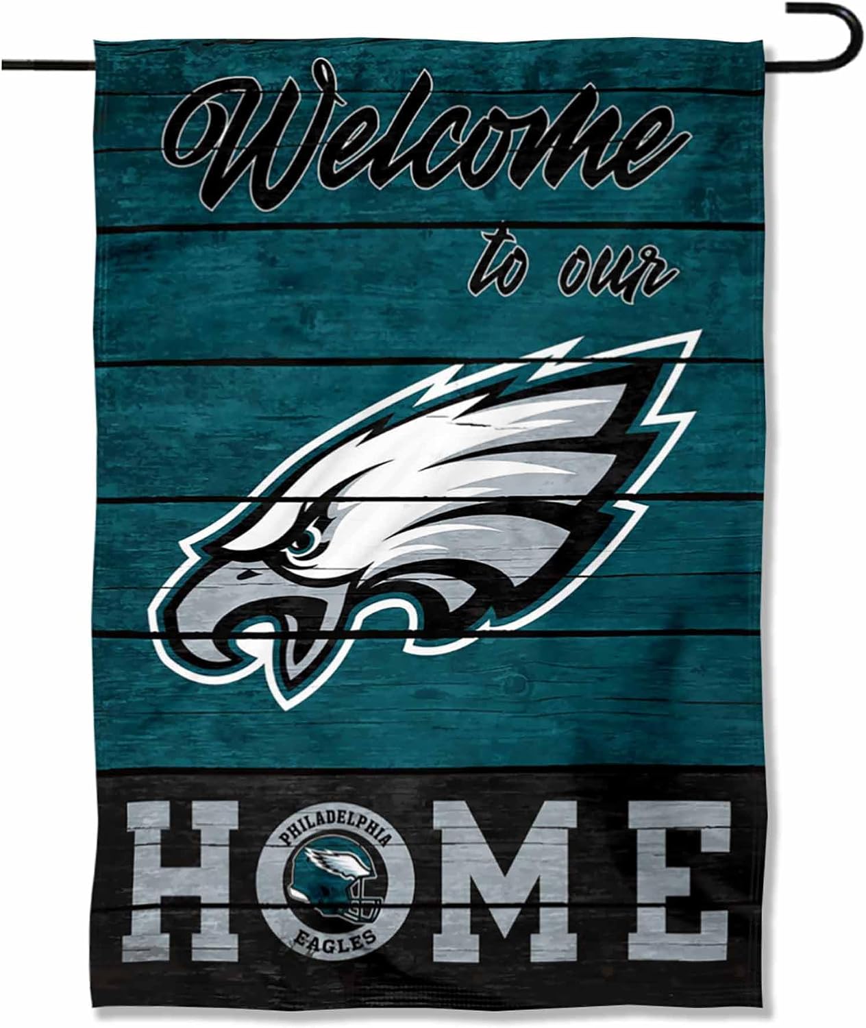 Bandera doble cara Philadelphia Eagles jardín