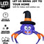 Decoración inflable araña Halloween para auto y patio