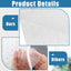 50 Almohadillas Absorbentes Aceite 9.8x13pulg Hogar Garaje