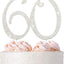 Decoración pastel número 30 con strass premium