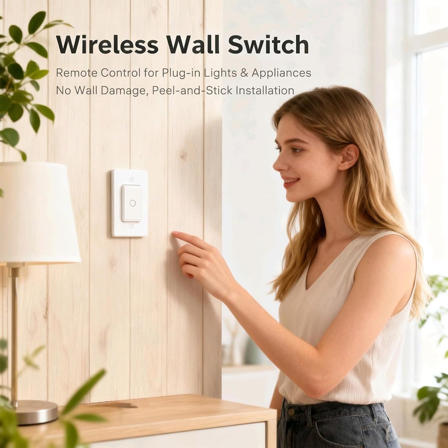Interruptor inalámbrico para ventiladores y electrodomésticos 100pies