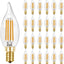 Bombilla LED candelabro 60W eq 2700K blanco cálido CA11
