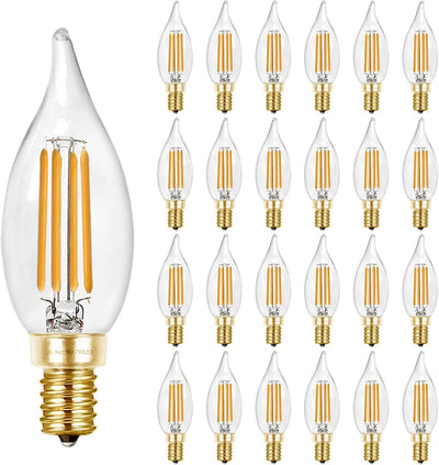 Bombilla LED candelabro 60W eq 2700K blanco cálido CA11