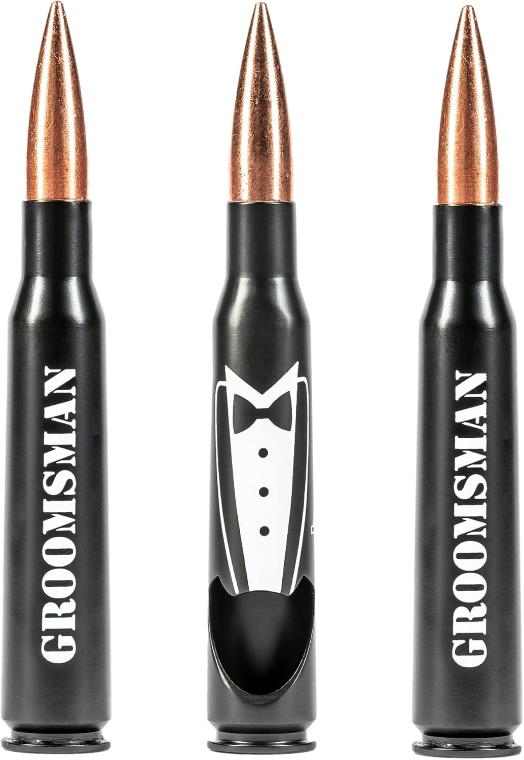 Juego 3 abrebotellas grabado GROOMSMAN regalo padrino boda
