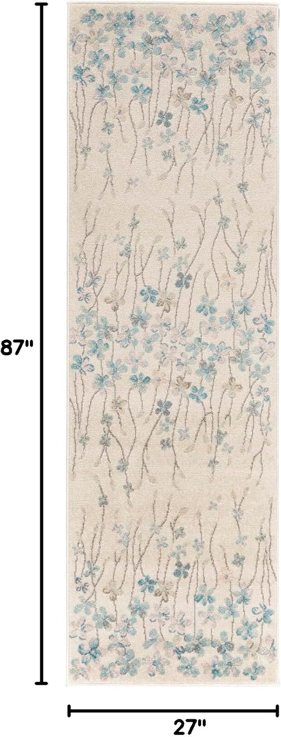 Alfombra área 2'3"x7'3" para dormitorio sala comedor