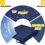 Cojines asiento exterior impermeables 18.5x16pulg set 2 azul
