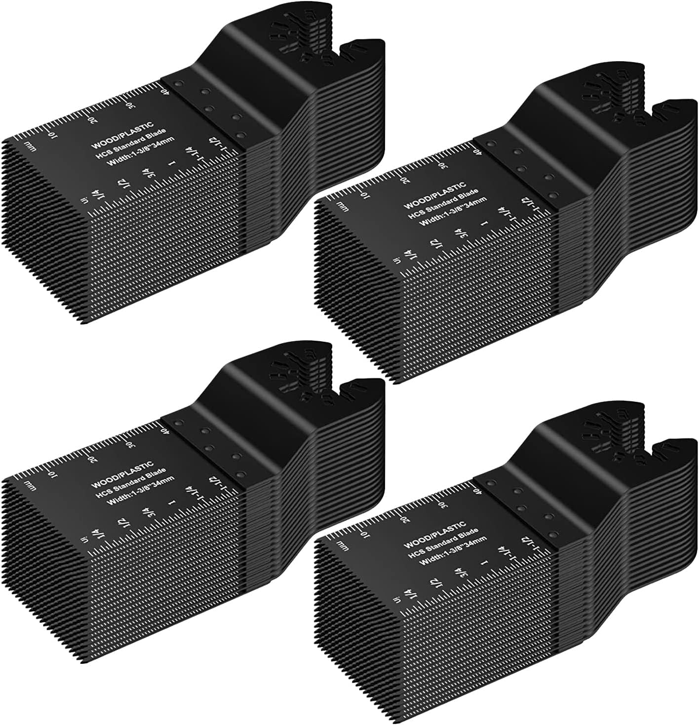 100 Pzas Hojas Herramienta Oscilante Universal Madera