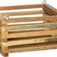 Cesta Vanda listones cedro 6pulg cuadrada