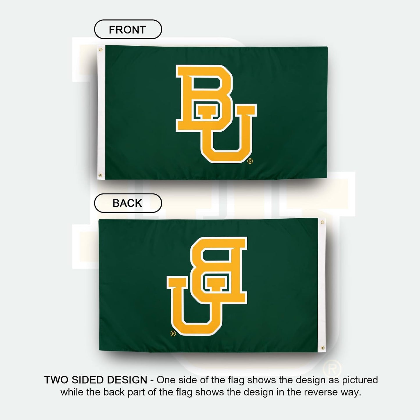 Bandera Baylor University 3x5ft tela poliéster duradera