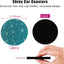 2 Pzas Posavasos Auto Antiderrap con Cristales Rhinestone