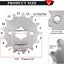 Piñón delantero motor 125cc 13t 0.669pulg