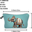 Bolsa cosméticos elefante mandala cremallera regalo mujer