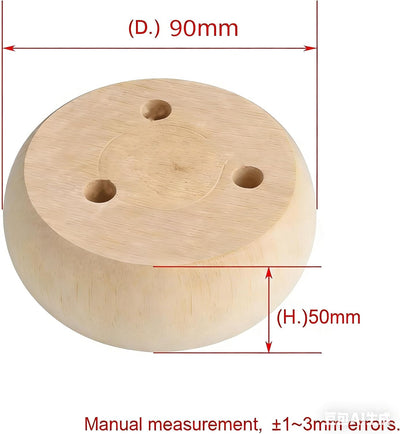 4 Pzas pies redondos para sillón sofá otomana 2pulg
