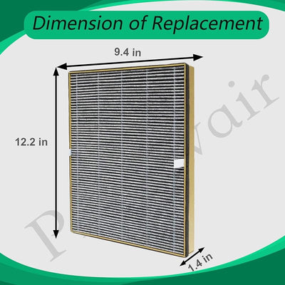 2 Filtro HEPA repuesto para purificador TaoTronics y VAVA