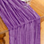 Camino mesa estopilla morado oscuro gasa bohemia 120pulg