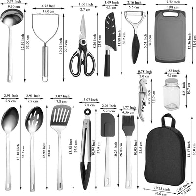 Accesorios camping cocina RV mochilero picnic