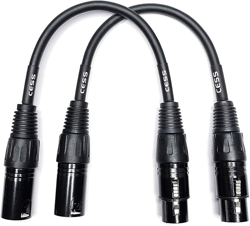 Juego 2 adaptadores XLR 3 a 5 pines