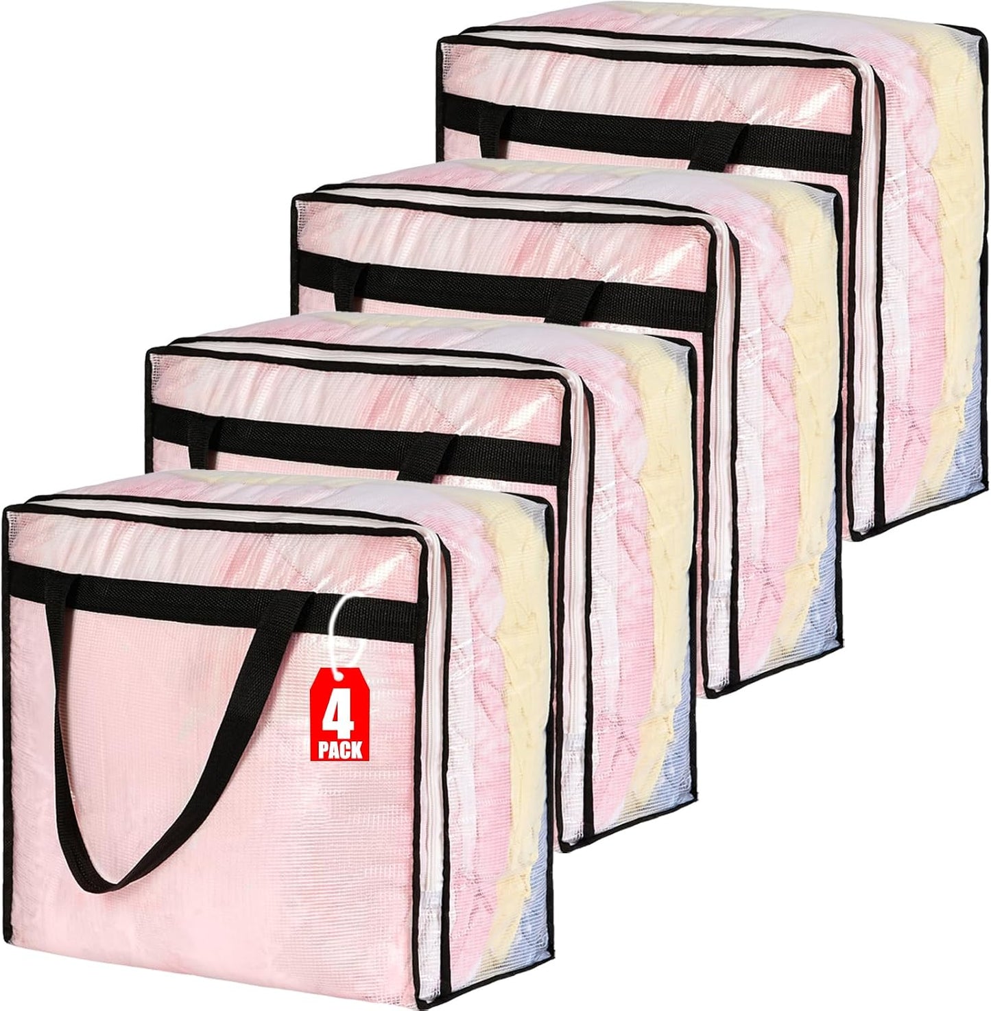 Bolsas transparentes 40L para mantas ropa edredón