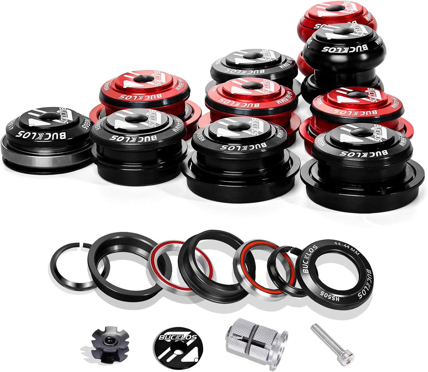 Auriculares bicicleta MTB 34-56mm caja direcci