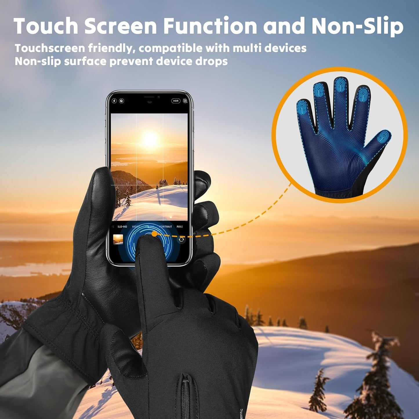 Guantes térmicos mejorados con grafeno para clima frío