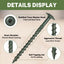 Tornillos rezago madera 3pulg #14 x3 50pzas servicio pesado