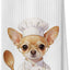 Toallas cocina Chihuahua decorativas 16x24pulg