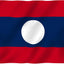 Bandera Laos 3x5ft Poliéster Ojales Latón Doble Costura