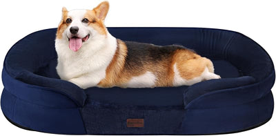 Cama ortopédica perros medianos con espuma gel funda extraíble