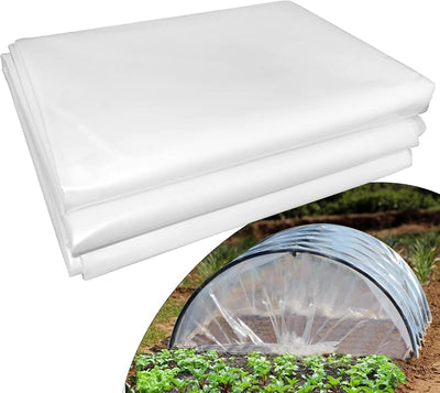 Película plástica invernadero 6mil 25x40pies UV resistente