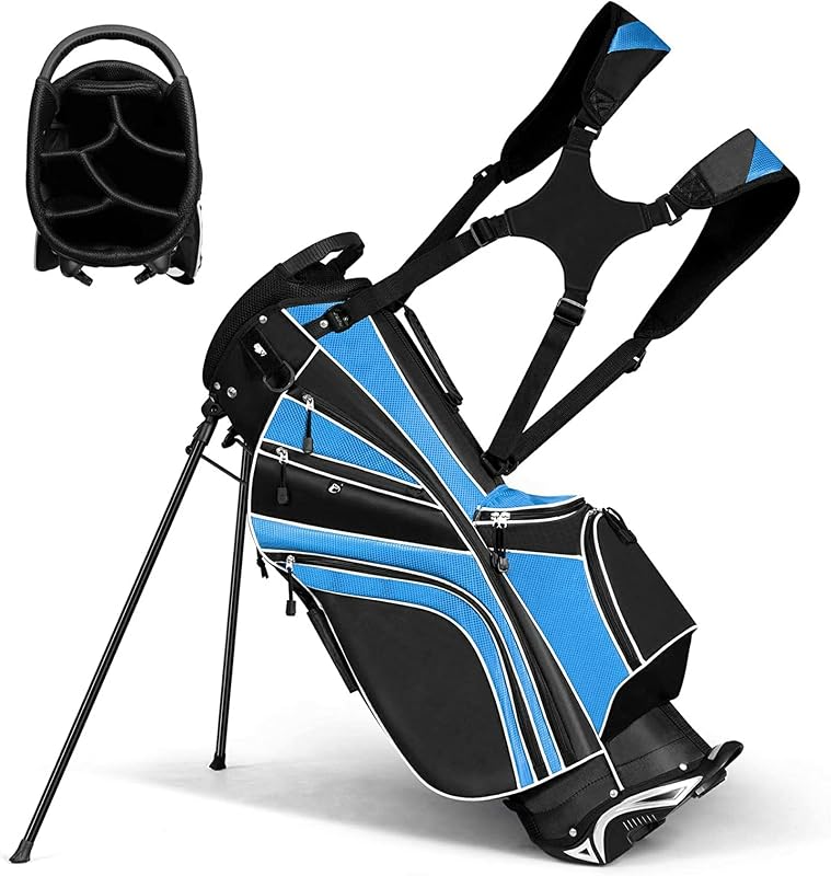 Bolsa golf ligera con 6 divisores y 7 bolsillos correas
