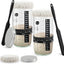 Tarro vidrio 34oz con tapa y rastreador masa madre set 2