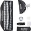 Softbox rectangular estrecho plegable 12x35 pulg