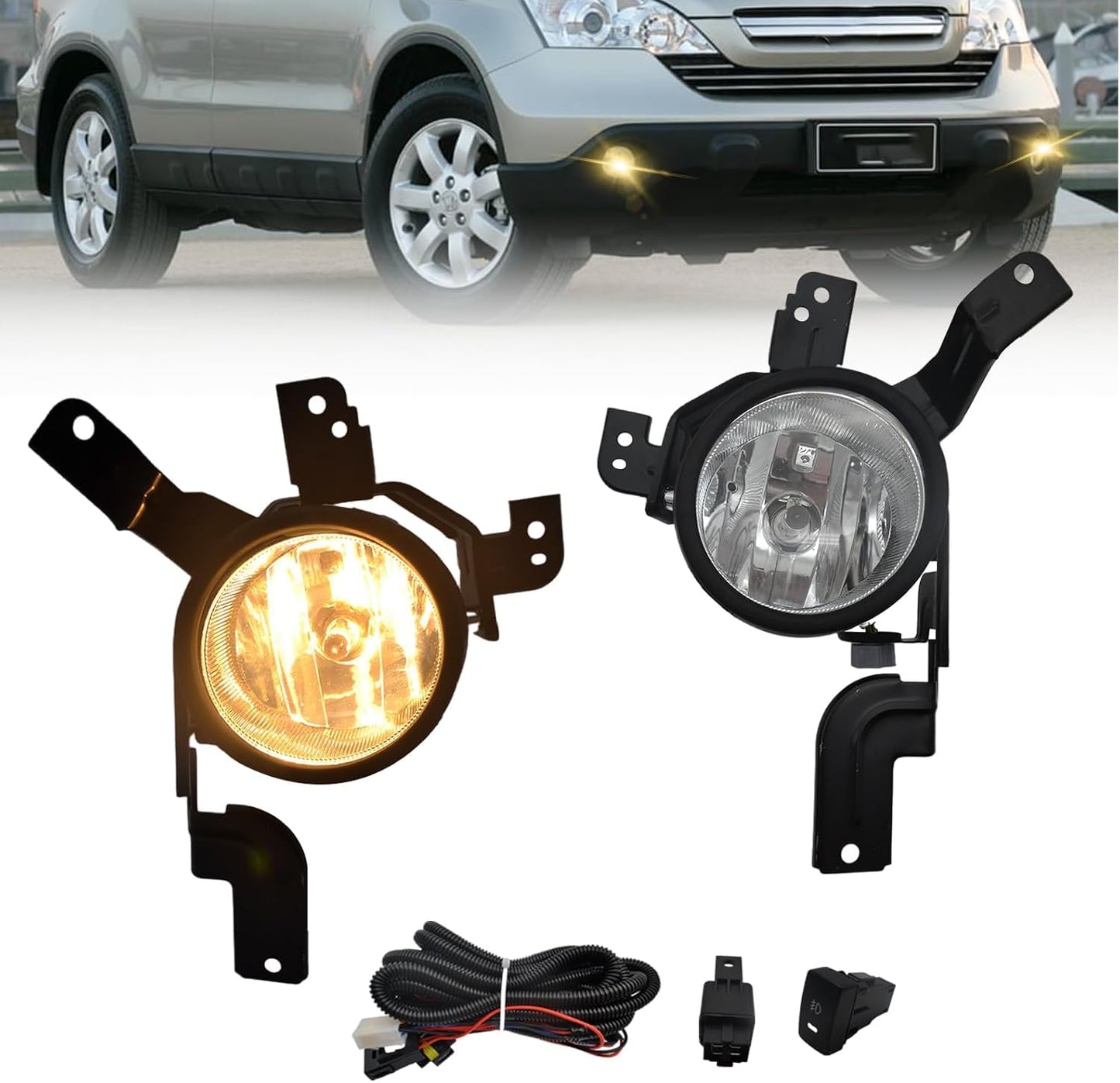 Lámparas antiniebla H11 12V comp Honda CRV con interruptor