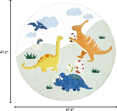 Alfombra dinosaurio antiderrap para niños