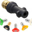 Adaptador presión 5 boquillas 1/4" comp Karcher