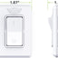Interruptor SPST 12V para RV con tapa y etiqueta adhesiva
