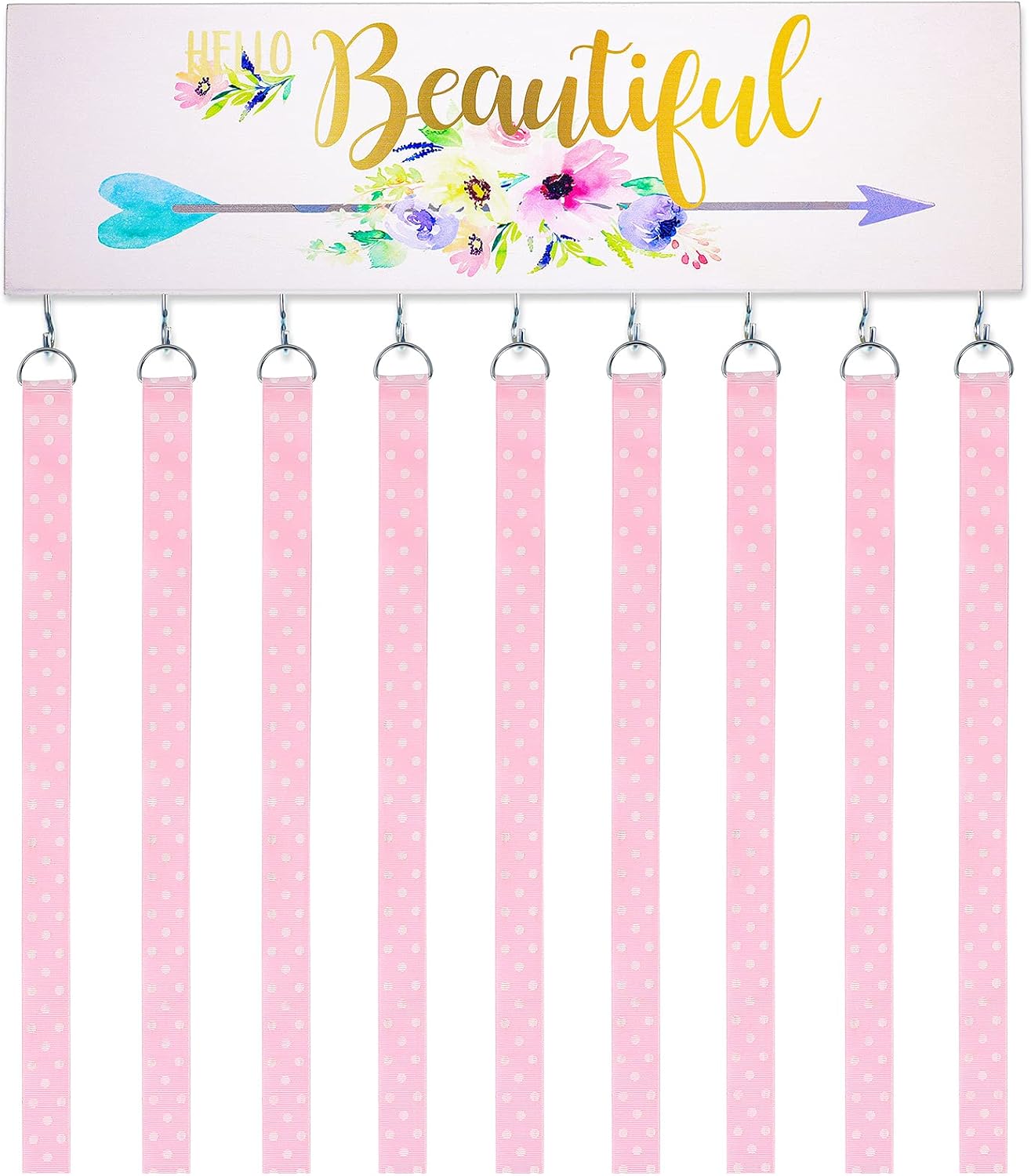 Soporte pared para joyas con 9 ganchos