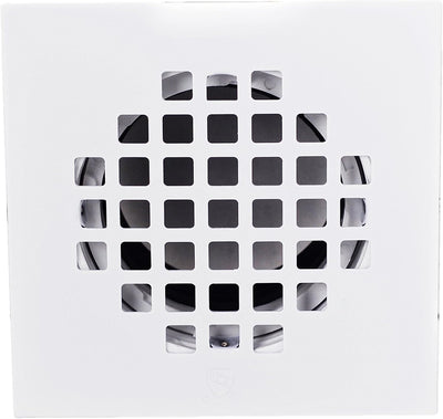 Cubierta drenaje ducha rejilla 4.25pulg tubo PVC blanco