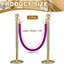 Cuerda terciopelo 1m con ganchos soporte poste morado