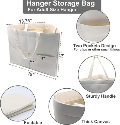 Bolsa percha triangular para armario soporte organizador