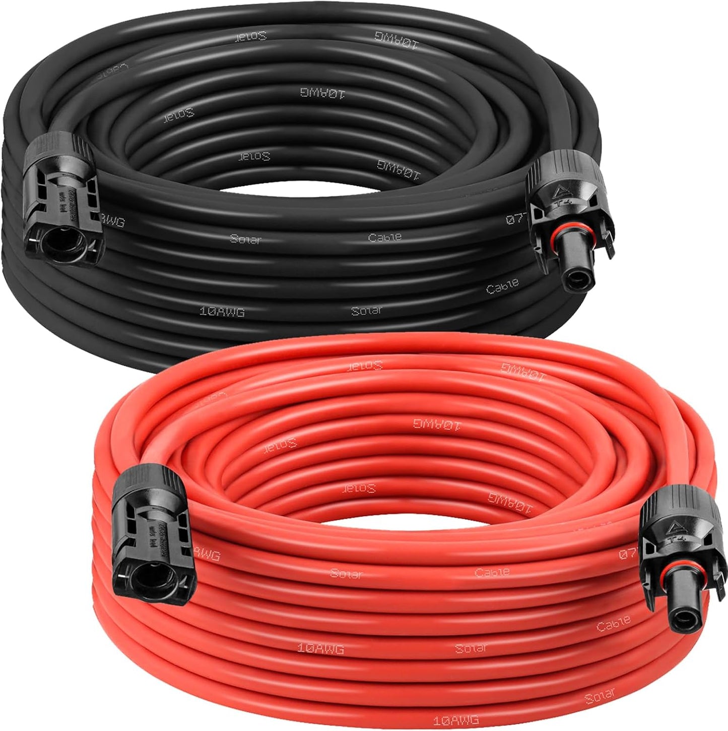 Cable solar 10 AWG 20pies con conectores RV y hogar