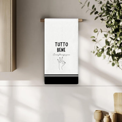 Toallas de cocina Tutto Bene inspiradoras de Italia 16 x 24