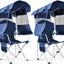 2 Sillas playa plegable con toldo soporte tazas 330lb